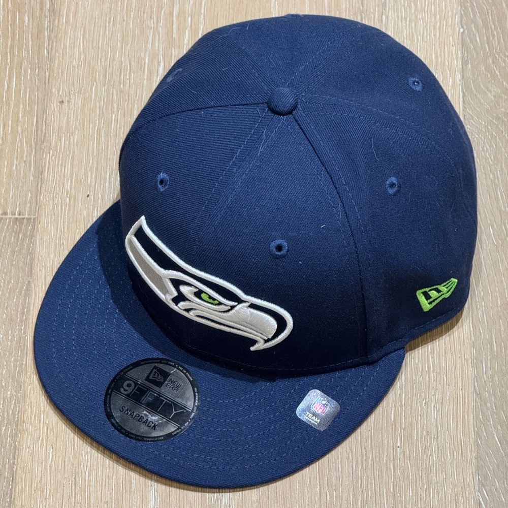 New Era Dark Seahawks Blue Cap